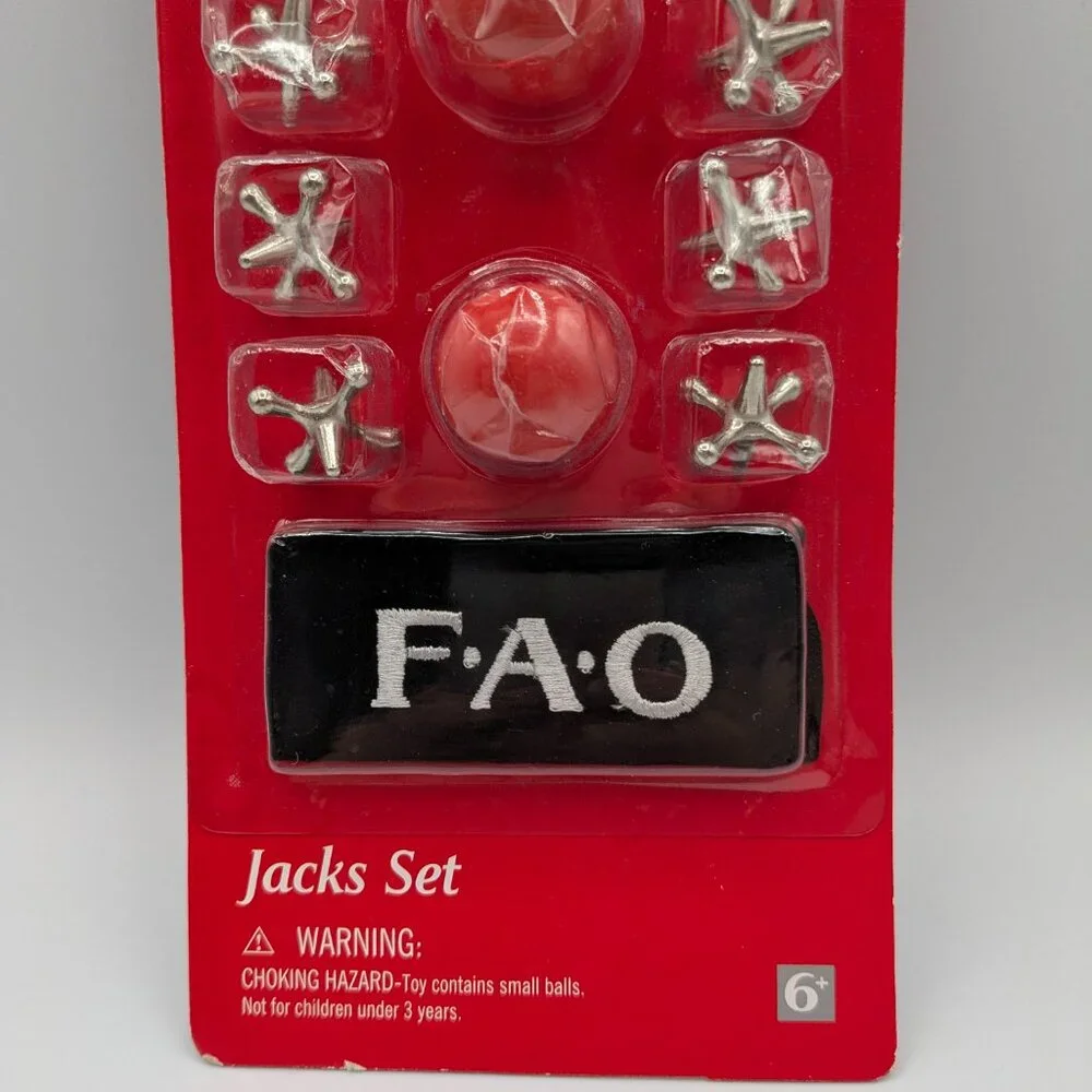 FAO Schwarz Jacks Set 2010, New in Package, Ages 6+